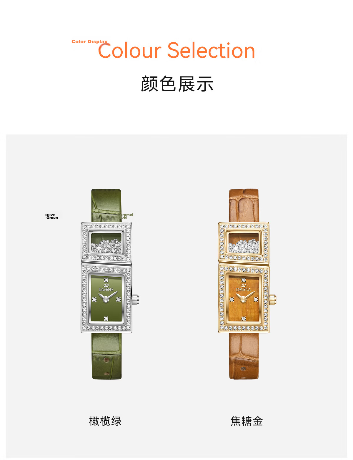 Davena New Arrival Tiweina Small Liquid Sand Women's Watch Luxury Wristwatch Birthday Gift for Girlfriend 10