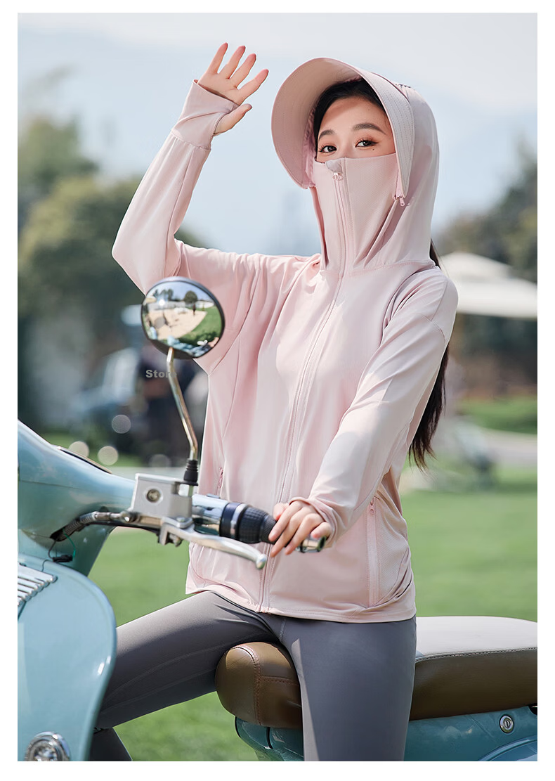 Combo Women's UV Protection Sun Shirt Summer New Cool Breathable High SPF Outdoor Sun Jacket Skin Coat 31