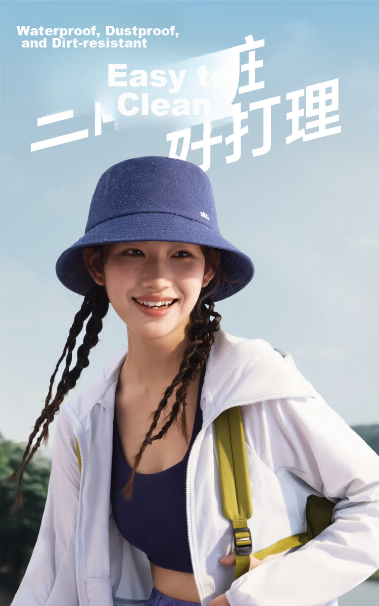 Beneunder Lightweight Unisex Bucket Sun Hat UV Protection Fishing Cap WR012 3