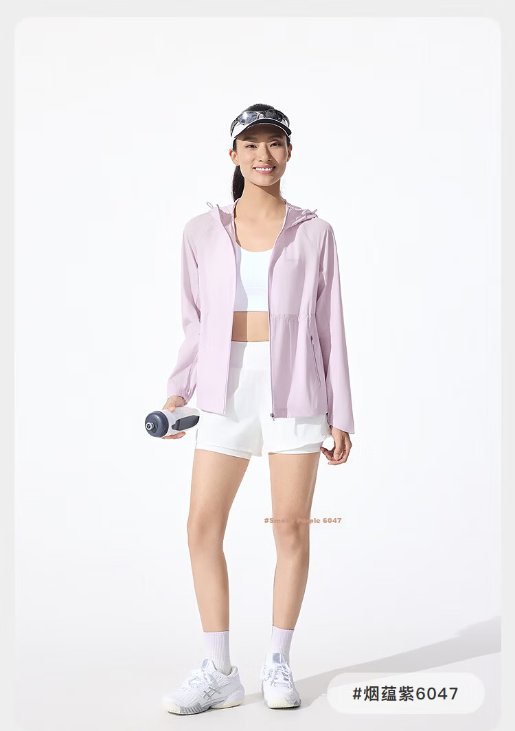BOSIDENG Summer National Standard Original Yarn Sun Protection Jacket for Women UPF100+ UV Protection Trendy Outdoor Travel Coat 20