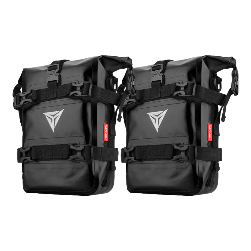 MOTOWOLF Motorcycle Multifunctional Handlebar Bag, Storage Waterproof Side Bag, Riding Pouch, Side Pack, Motorcycle Travel Equipment, Quick-Release Hanging Bag