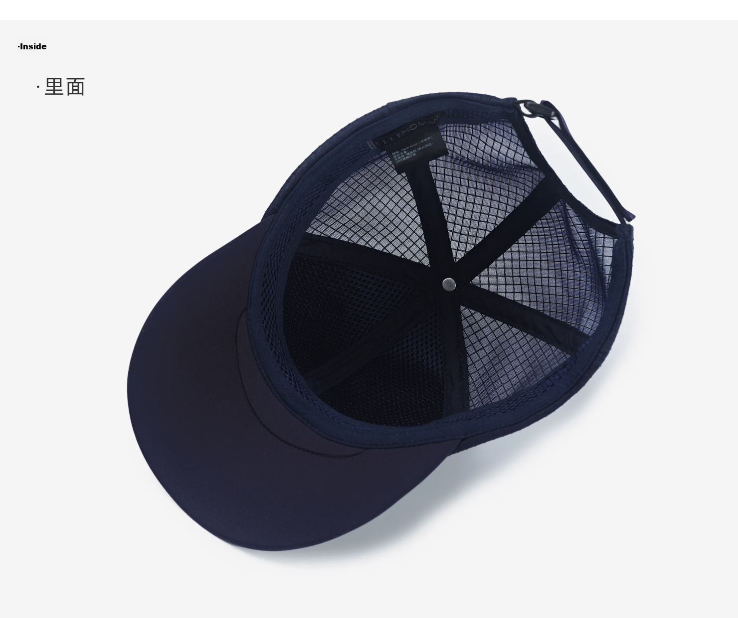 ELLE HOMME Oversized Deepened Cap Circumference Fashion Men's Mesh Breathable Baseball Cap Spring Summer Sun Protection Duckbill Hat 17
