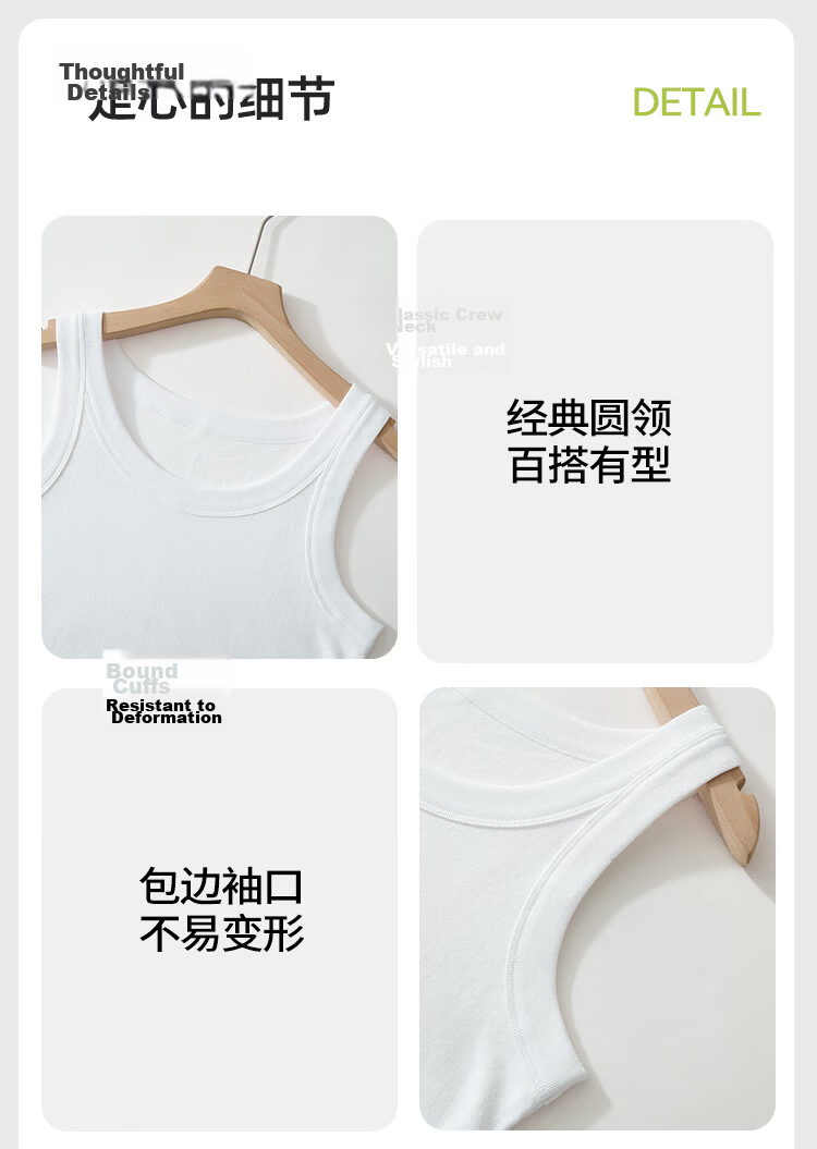 Nanjiren 100% Cotton Women's Summer Thin Wide Strap Breathable Tank Top Outerwear Sports Vest Base Shirt XL 12