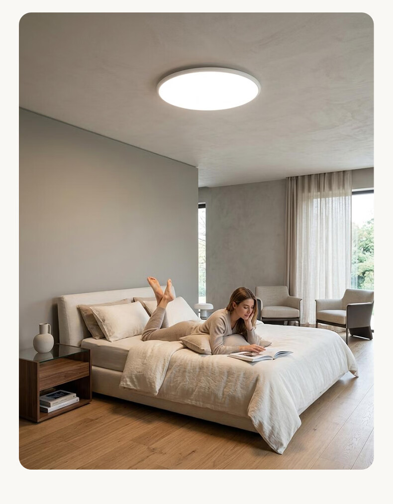 NVC Lighting Future Light Full Spectrum Eye Protection Ceiling Lamp High CRI Ra98 Small White Light PRO 140W 12