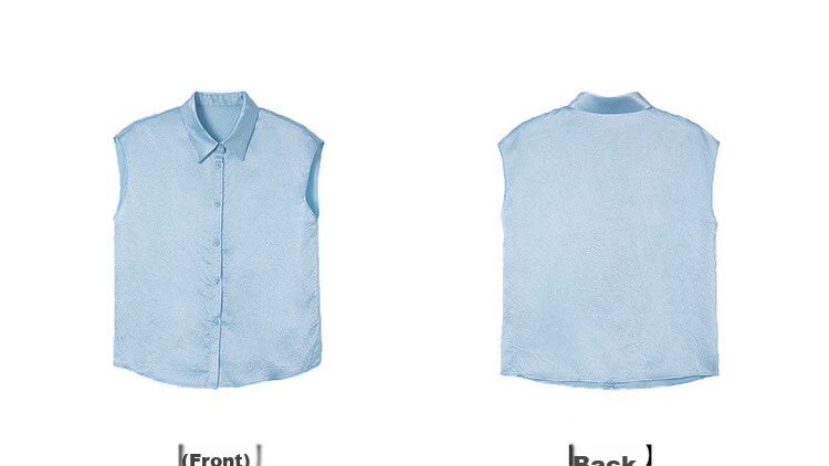 Demana Smooth 100 Acetate Summer Luxury Style Wide Collar Broad Shoulder Shirt Elegant High-End Women's Blouse 24