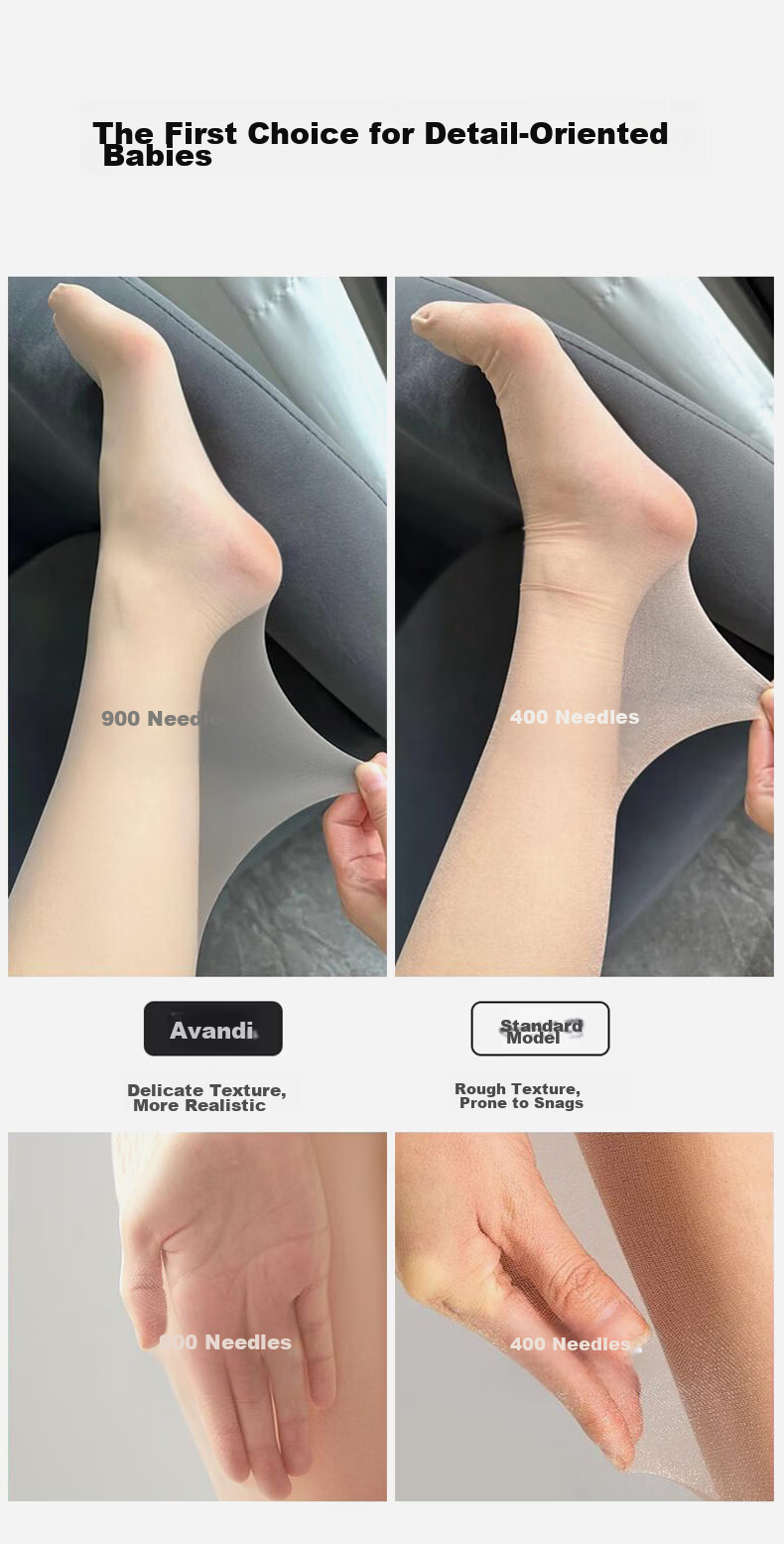 Afandi Sheer Leg Magic Thin Anti-Snag Black Nude Feel Spring Summer Sexy No-Drop Crotch Tights Pantyhose for Women 12