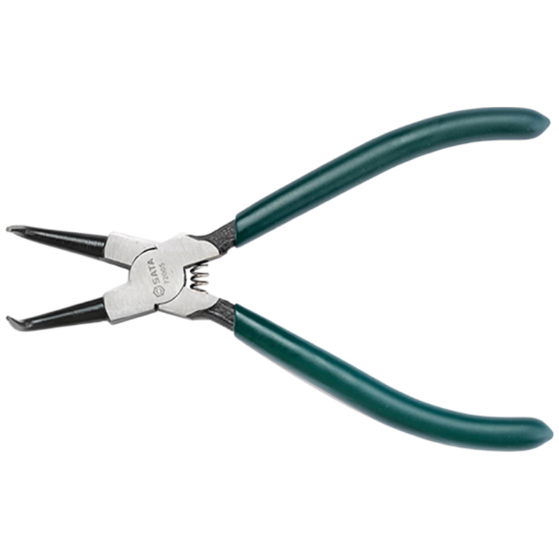 Shida Internal Spring Retainer Pliers (Curved Jaw), 7 Inches, 72005