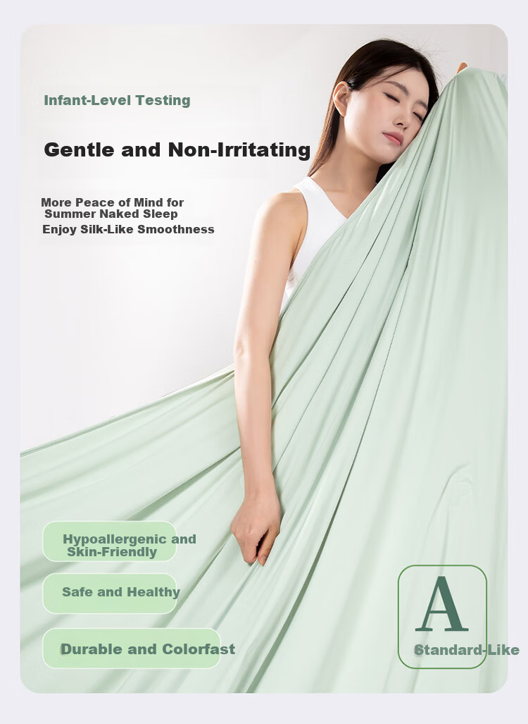 AiSleep Air Conditioning Summer Quilt 2*2.3m Instant Cooling Upgrade Double-Sided Thin Quilt for Double Bed Machine Washable 7