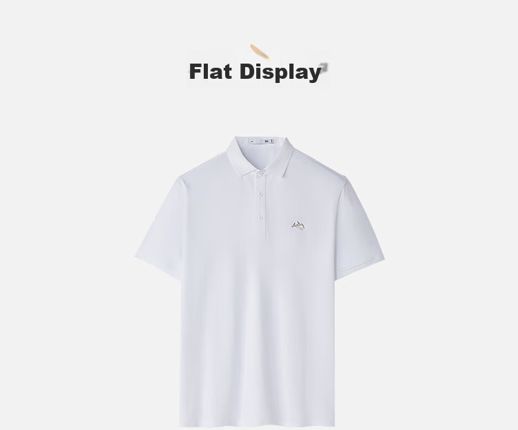 HLA Hailan Home Men's Short Sleeve Polo Shirt 26 Runway Edition Mountain Series Cool Touch Summer Short Sleeve 17