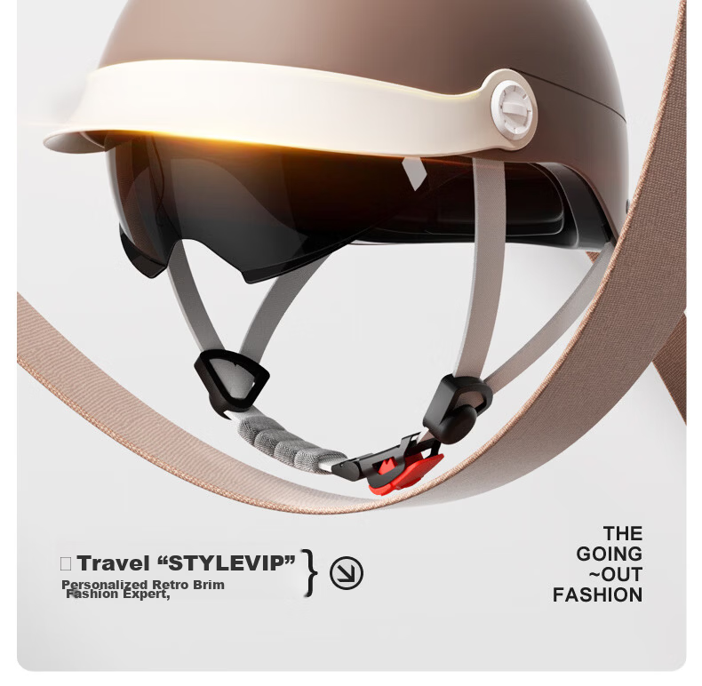 AD New National Standard Class A 3C Certified Electric Vehicle Helmet Unisex Summer Sun Protection Electric Bike Safety Helmet Women's Four-Season Universal Riding Half Helmet Motorcycle Helmet A3 Bro 6