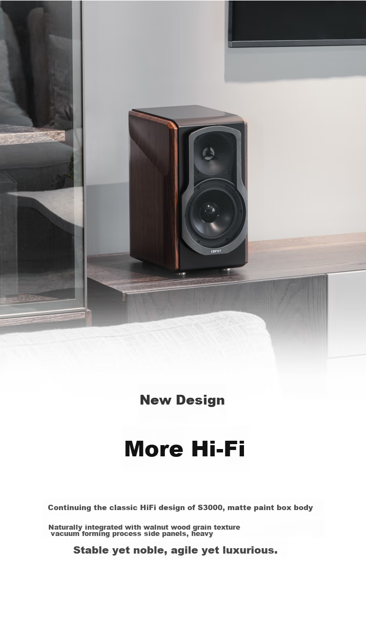 EDIFIER S2000MKIII New Classic HIFI-Grade 2.0 Active Speakers, Bluetooth Speakers, Computer Speakers, TV Speakers 2