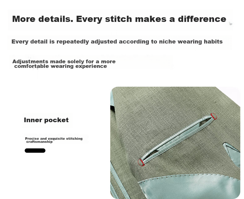 Shanshan [Natural Linen] Men's Spring Summer Thin Business Casual Blazer New Single Suit Jacket 10