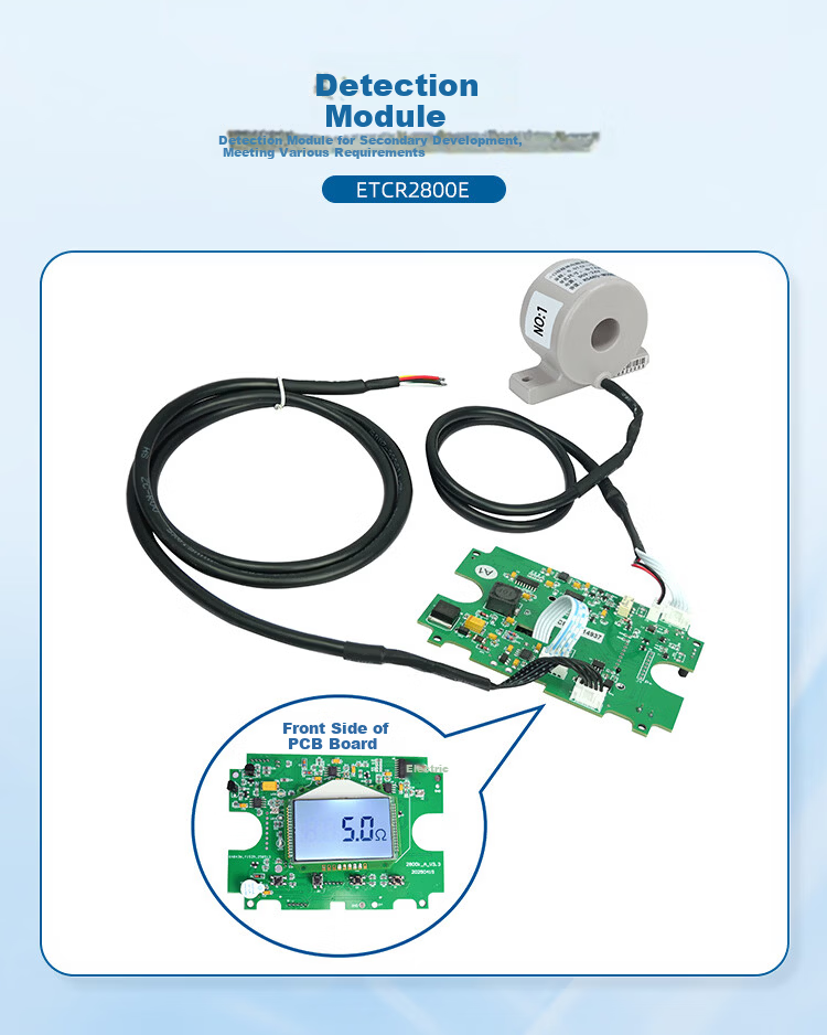 ETCR Online Ground Resistance Tester with Ground Current Measurement, Explosion-Proof Certified, RS485/4G Communication 13