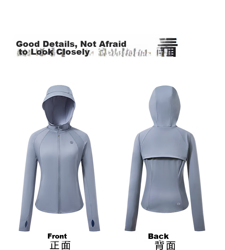 Bosideng 26-Year Summer Women's Sun Protection Hooded Original Yarn UPF100 Cooling Breathable Jacket B261326458 30