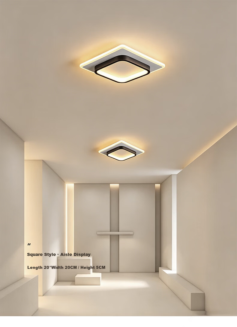 Dengling Ultra-thin LED Corridor Ceiling Light Modern Minimalist Nordic Cloakroom Popular Entrance Balcony Hallway Light 9