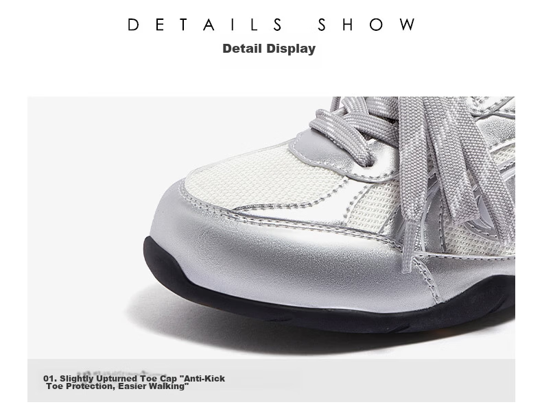 CAMEL Crescent Sweet Cool Double Strap German Training Shoes Women Casual Sports Shoes L26A255050 Silver/White (Leather) Size 37 14