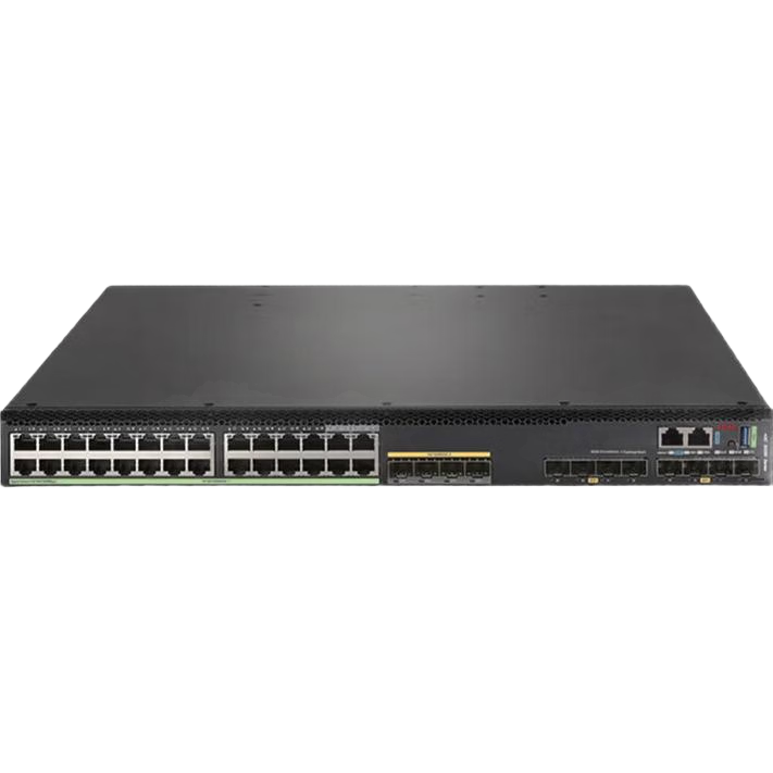 H3C S5590-28T8XC-EI High Port Density Layer 3 Core Switch 28 Gigabit Ports with 4 Optical-Electrical Multiplex + 8 10-Gigabit Optical Expandable Slots, Power Supply and Fan Sold Separately
