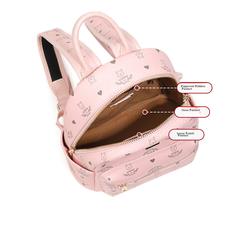 Disney Winnie the Pooh Lightweight Casual Backpack for Women, Versatile Daypack for Commuting and Travel 8