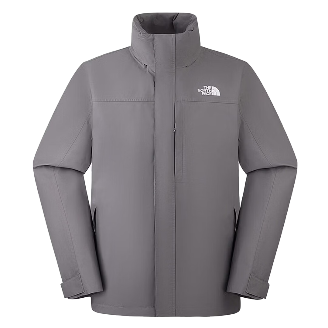 The North Face Men's Outdoor Windproof And Water-Resistant Single-Layer Hard Shell Jacket 88FR Starry Gray/C3F XL