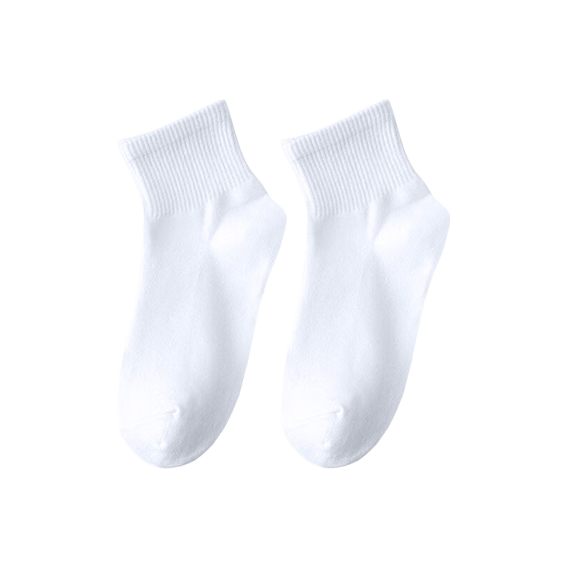 VICTORIATOURIST 10 Pairs Women's Sports Casual Cotton Socks Spring Summer Breathable Running Short Tube Sweat-Absorbing Odor-Resistant Solid Color Socks