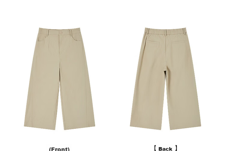 Demana [Walking Comfort] Summer Minimalist Commuter Seven-Point Straight-Leg Loose Slim Petite Women's Casual Pants 19