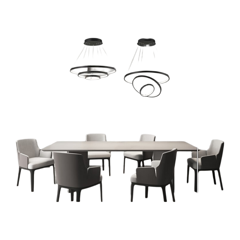 NVC Pendant Light, Modern Minimalist Chandelier, Nordic Style Decorative Lamp, High CRI Intelligent Dimming