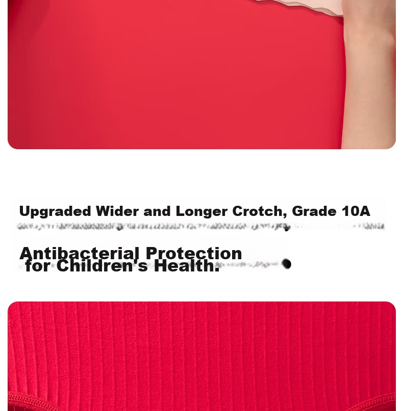 Meishianxuan 2026 Girls' Red Cotton Vest and Bra Set for 12-Year-Olds in Developmental Stage 12