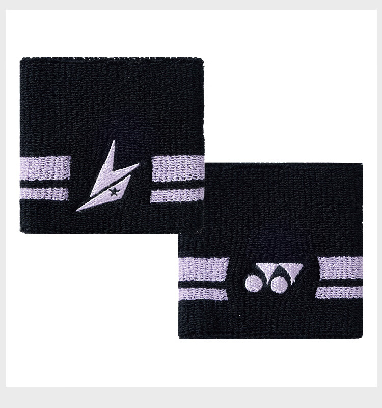 YONEX Wristband, Sports Fitness Sweat-Absorbing Wristband, Badminton Basketball Tennis Protective Gear, AC053 Blue, 2-Pack 5