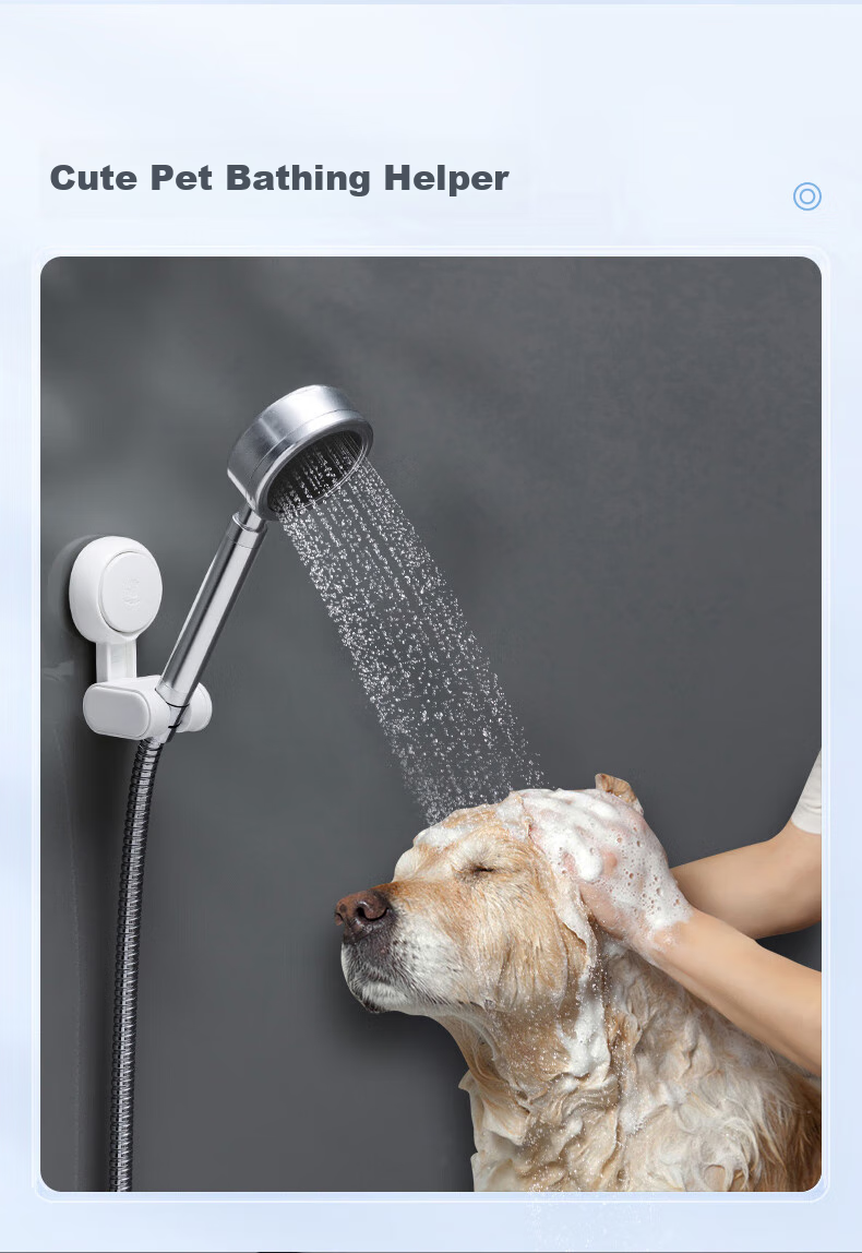 Taili [Best-Selling] Suction Cup Shower Head Holder, No Drilling Required, Shower Bracket Base with Multiple Adjustable Positions And Fixatio 4