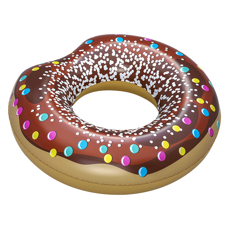Bestway Donut Swim Ring Inflatable Thickened Lifebuoy for Adults and Kids with Pump Water Sweetheart Pool Float