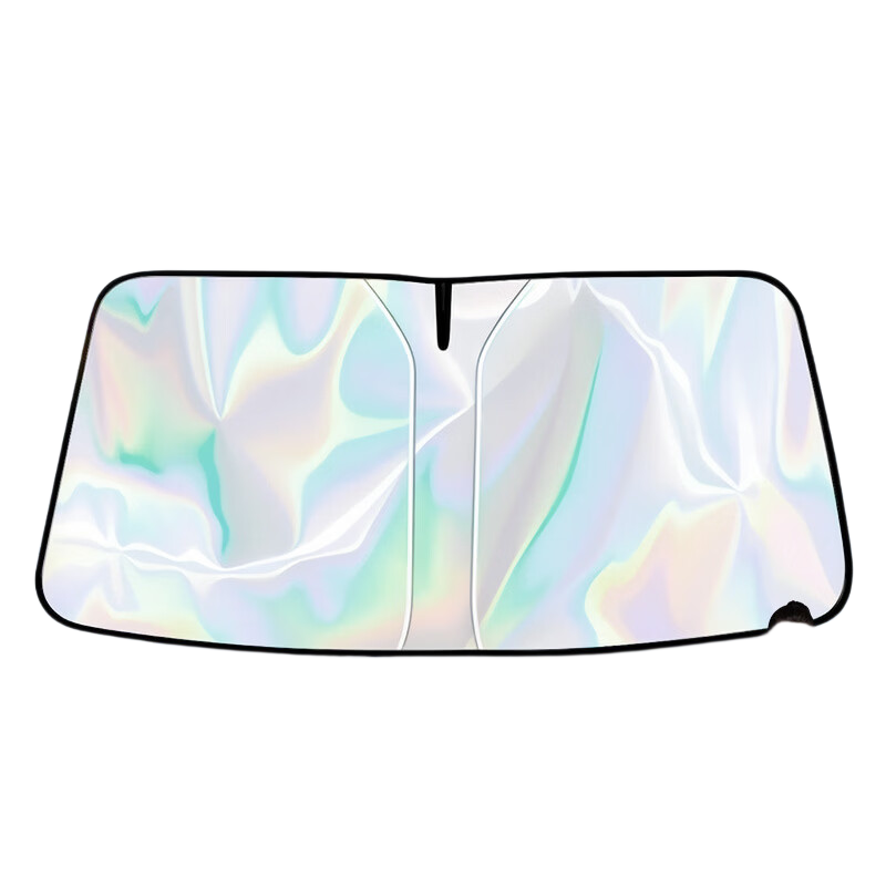 Yilafu Car Sunshade, Heat Insulation Sun Visor, Summer Car Interior Front Windshield Sunshade, Car Window Glass Cover, Light-Blocking Curtai