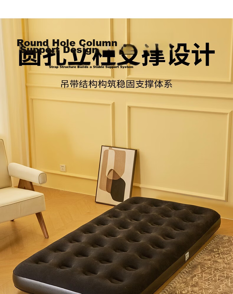 Bestway Inflatable Skin-Friendly Air Mattress Double Extra Large Portable Folding Car Bed Sleeping Pad without Electric Pump 67915 9