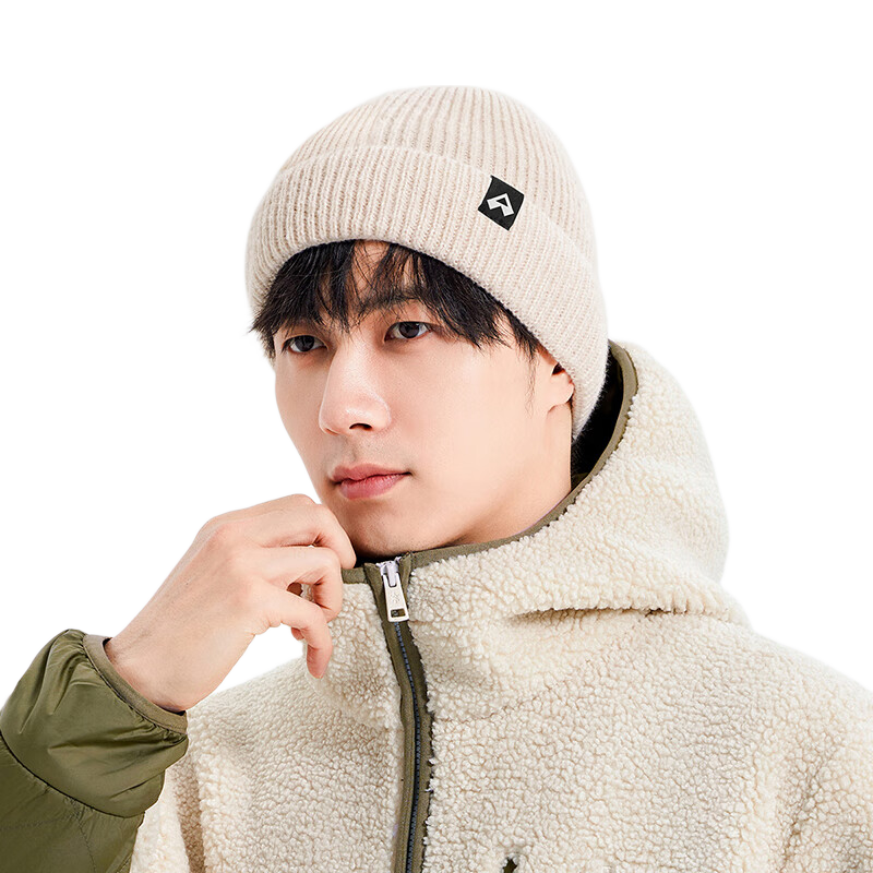 Toread Merino Wool Winter Beanie Unisex Thickened Warm Ear Protection Knit Hat