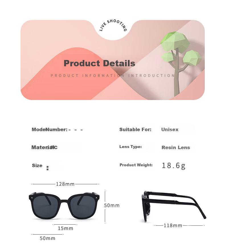 Liangshihui Kids Foldable Sunglasses Children's UV Protection Sun Glasses for Boys and Girls Black 6