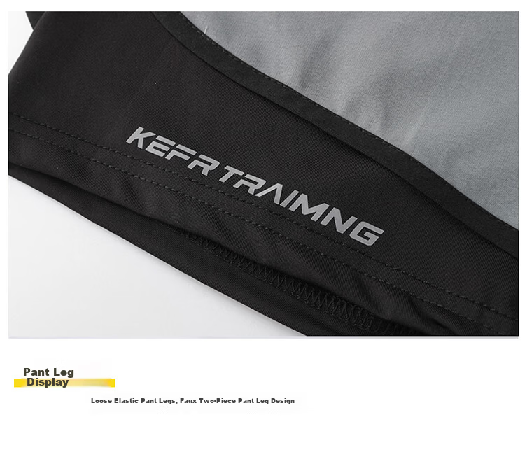 TUCANO Men's Breathable Cooling Quick-Dry Outdoor Sports Running 3D Fake Two-Piece Shorts Black 3XL 22
