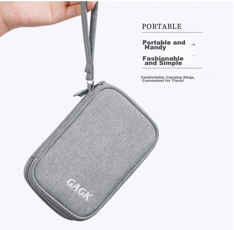 GAGK Corporate Cashier Ukey Waterproof Multi-Compartment USB Drive Storage Bag for 47 USB Drives + 8 Bank Cards 18