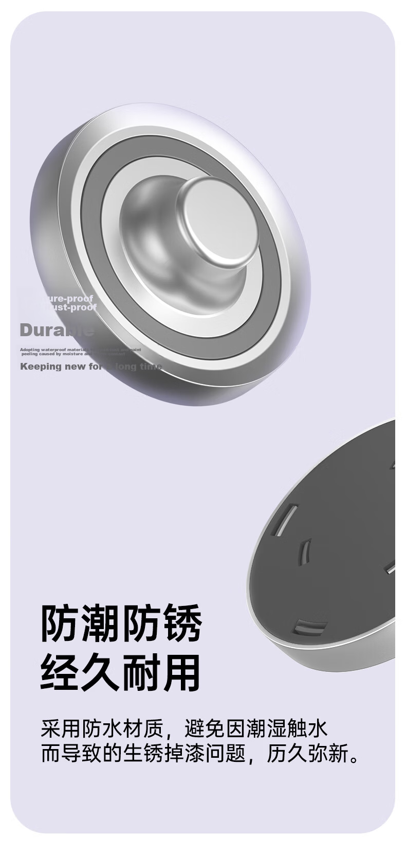 CONFU Magnetic Wall Mount Holder for Hair Dryer KF036 3