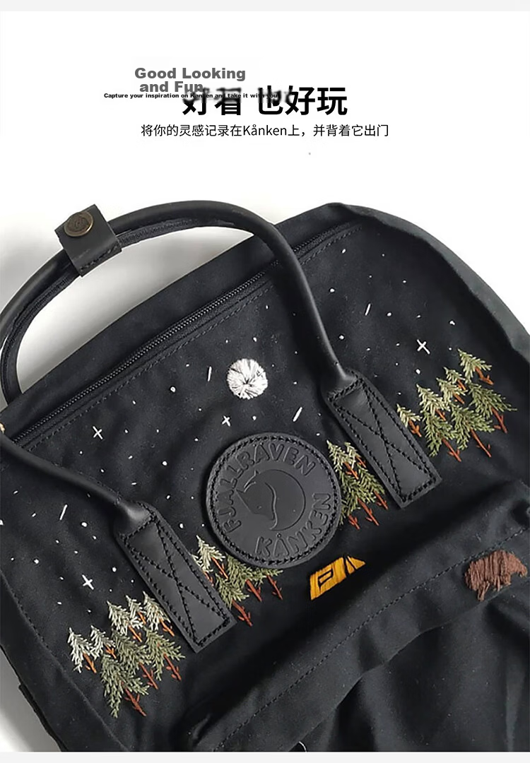 FJALLRAVEN Kanken Backpack Women 2026 New Large Capacity School Bag 23510-620 Green 16L 7