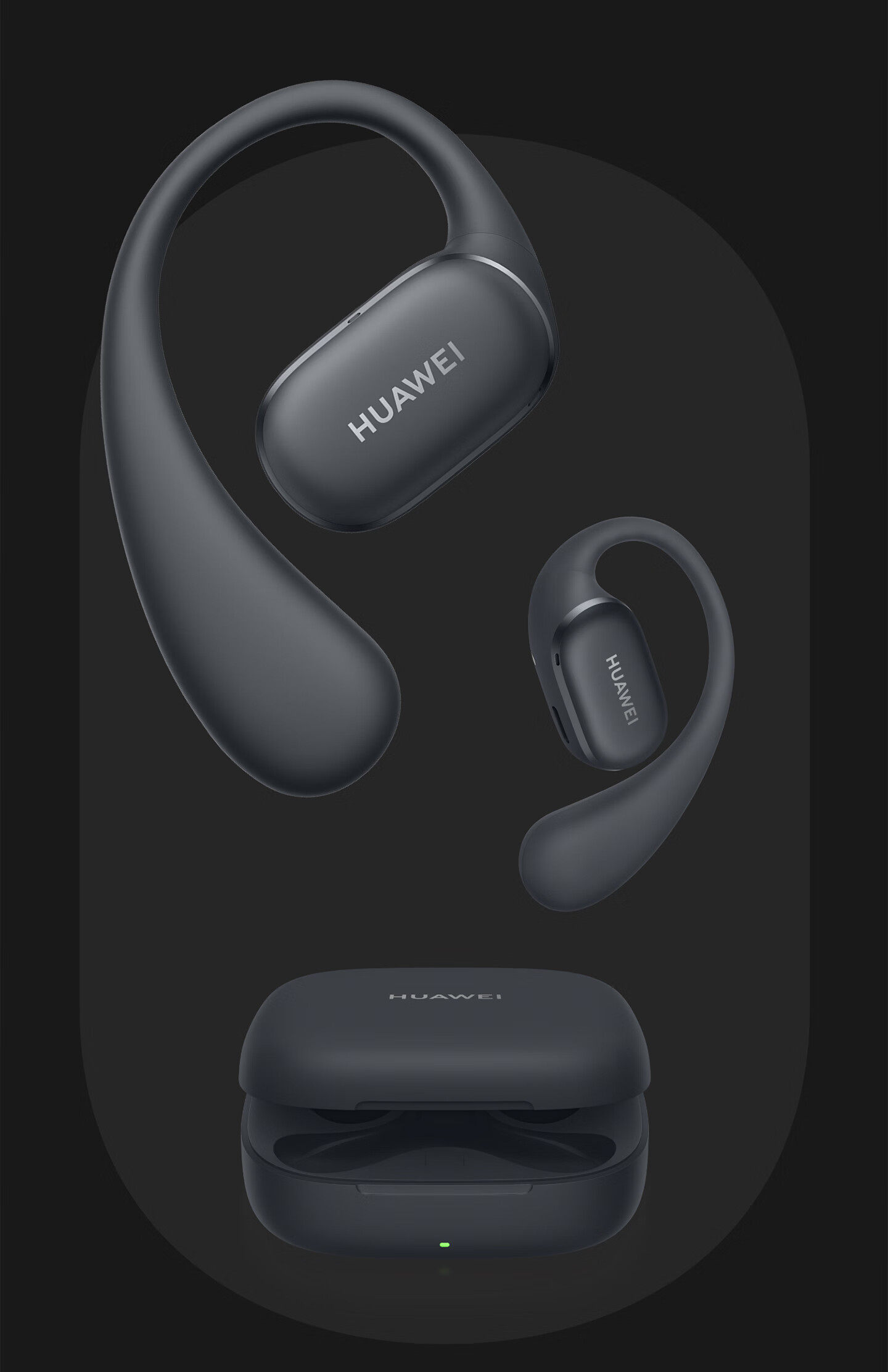 Huawei FreeArc Ear-Hook Earphones Football Edition Bluetooth Sports Open-Ear Headphones Secure Fit Open Listening IP57 Dustproof Waterproof Warm Cloud White 21