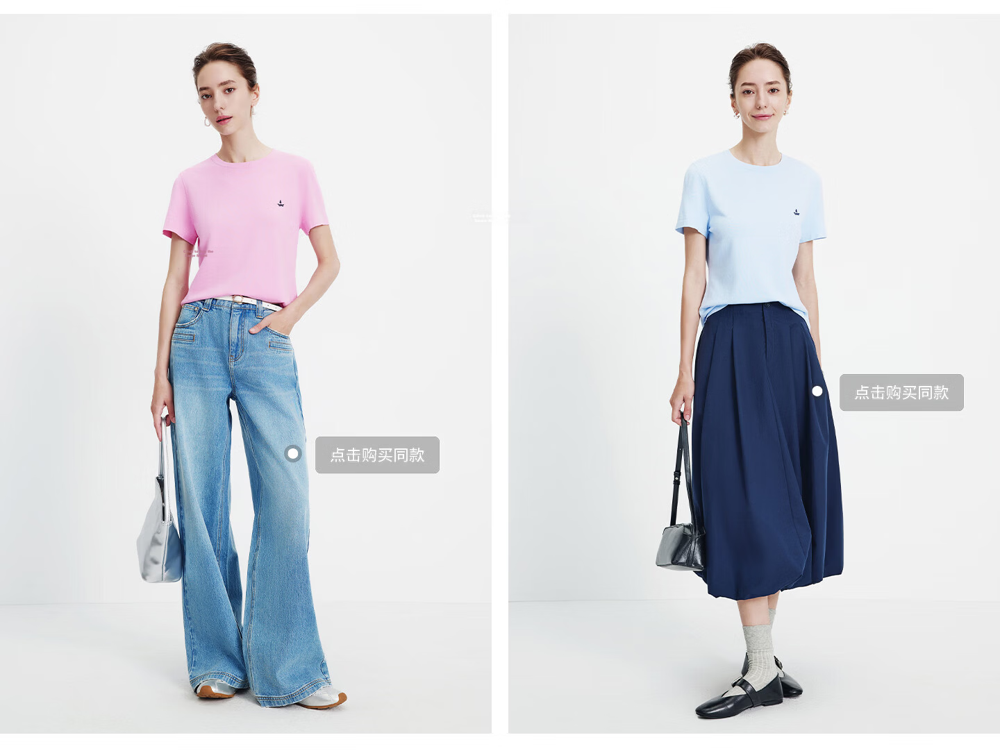 Navigare Small Sailboat Basic Short Sleeve T-Shirt Women 2026 New Round Neck Solid Color Knit Top 2325506507 16