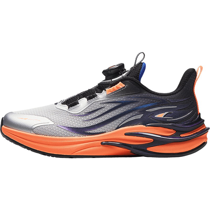 Anta Kids Unisex Red Flame Running Shoes 2026 Autumn Sports Shoes Youth Lightweight Running Shoes A12535508J