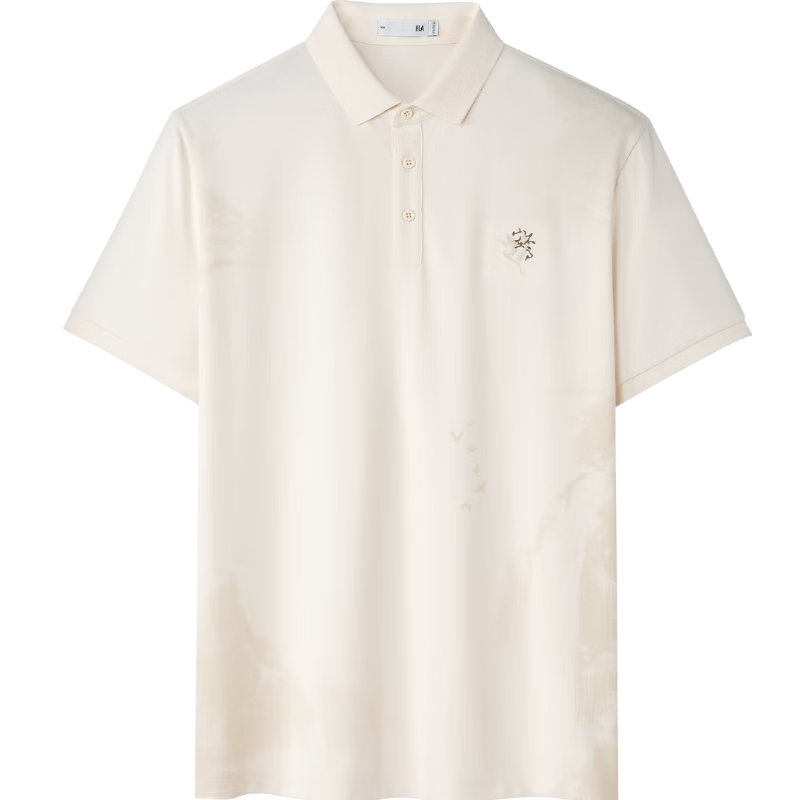 HLAHLA Men's Short Sleeve Polo Shirt 26 Mountain Series Cooling Moisture-Wicking Summer Tee