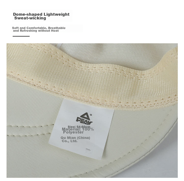 Peak Women's Sun Protection Hat with Ponytail Hole, Large Brim, Slimming Face, Lightweight Breathable Outdoor UV Protection, Foldable 13