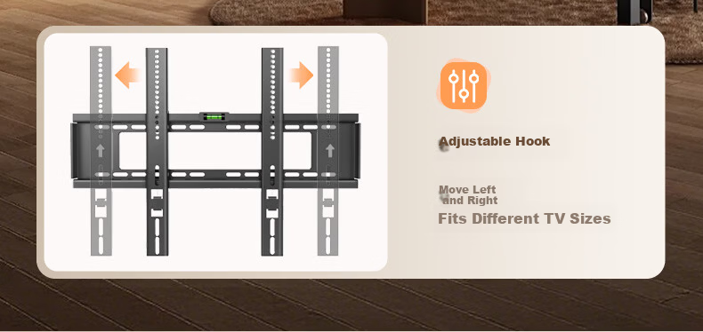 Aizhiri TV Wall Mount Bracket (85-120 inch) Thickened Ultra-thin Wall-mounted TV Stand Compatible with Xiaomi Samsung Hisense TCL Thunderbird Skyworth and More 7