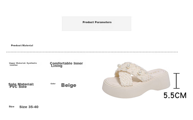 Cartelo Crocodile Women's Sandals Summer New Leather Thick Sole Casual Slip-On Sandals 1767 Beige Size 37 5