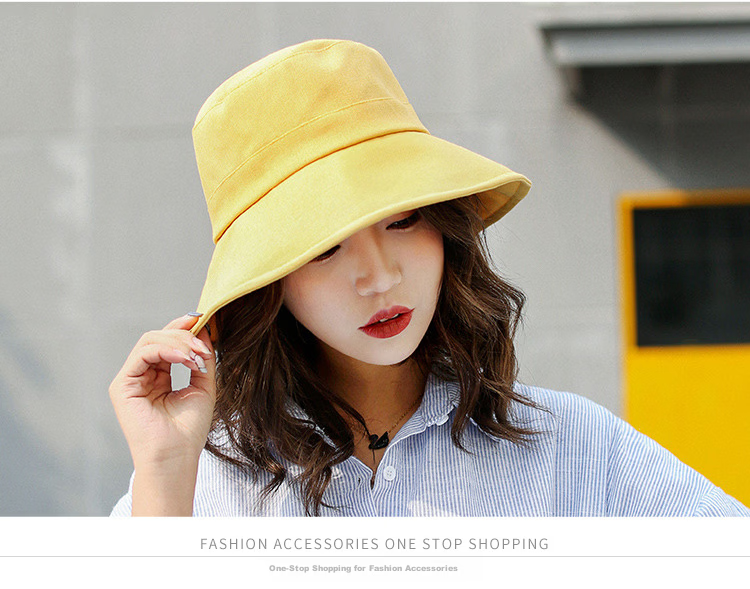 GLO-STORY Women's Sunshade Hat Thin Mesh Breathable Sun Protection Fisherman Hat Korean Style Casual Foldable UV Protection Bucket Hat 15