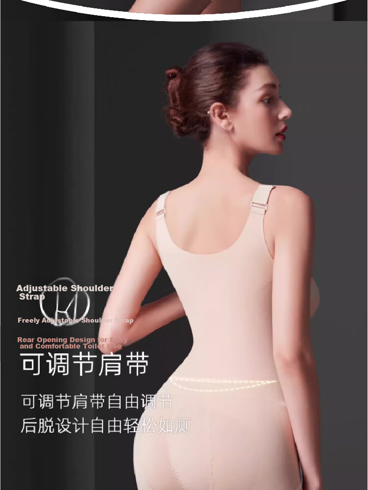 Tingmei Shapewear Bodysuit Tummy Control Hip Lift Pants 10A Antibacterial Gusset Waist Slimming Postpartum Body Shaping Underwear 7