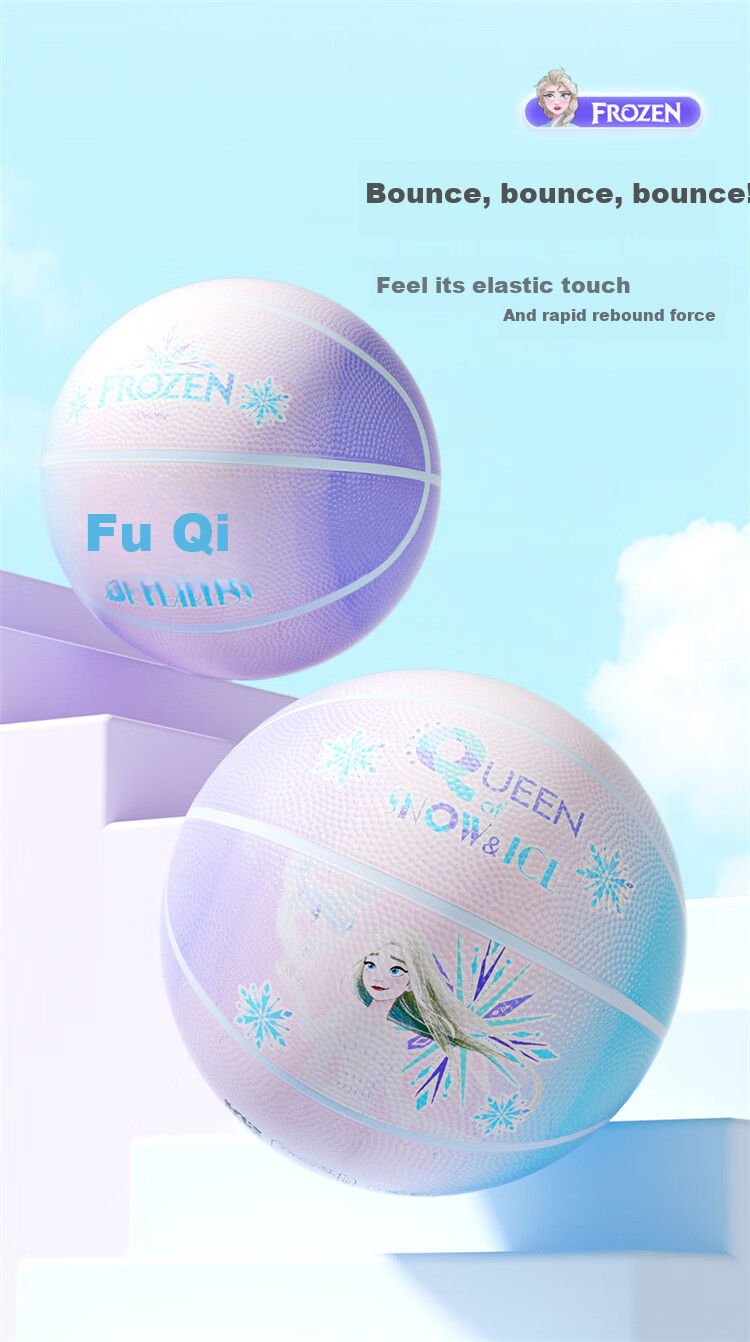 Disney Toy Ball Kids Size 5 Youth Girls Gift Foam Rubber Basketball - Frozen 4