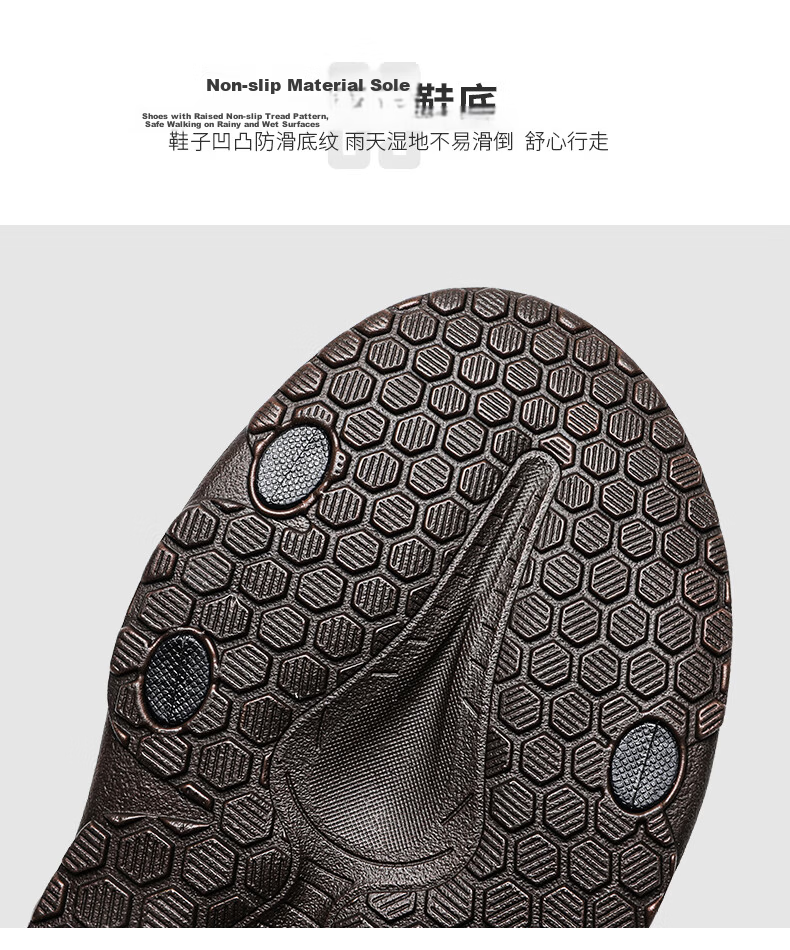 CARTELO Men's Sandals, Summer New Style, Breathable Beach Shoes for Outdoor Wear, Velcro River Tracing Shoes for Men, 1852 Brown, Size 41 9