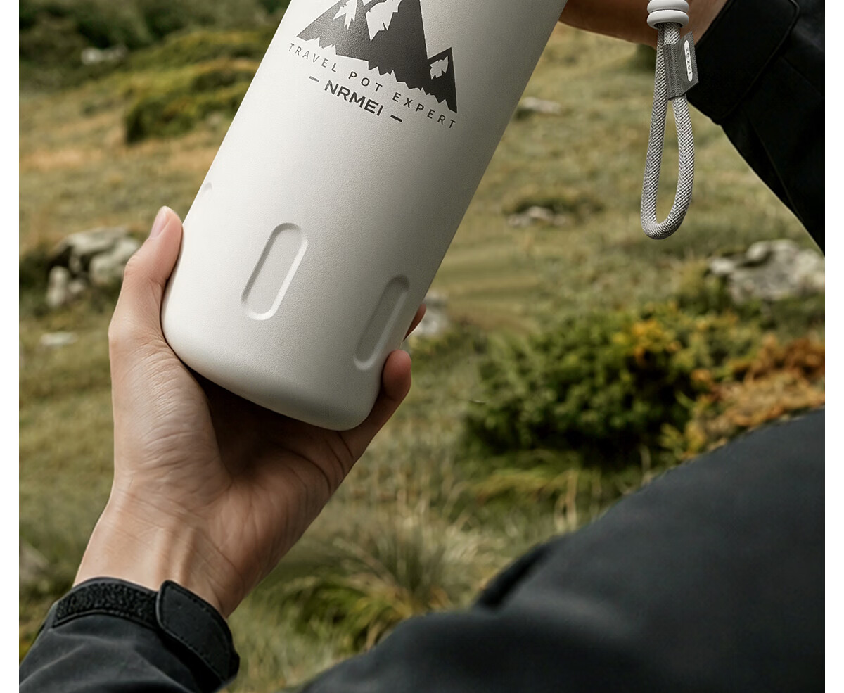 NRMEi Insulated Large Capacity Thermos Cup for Men High-Value 2026 Edition Student Portable Outdoor Sports Straw Bottle 6
